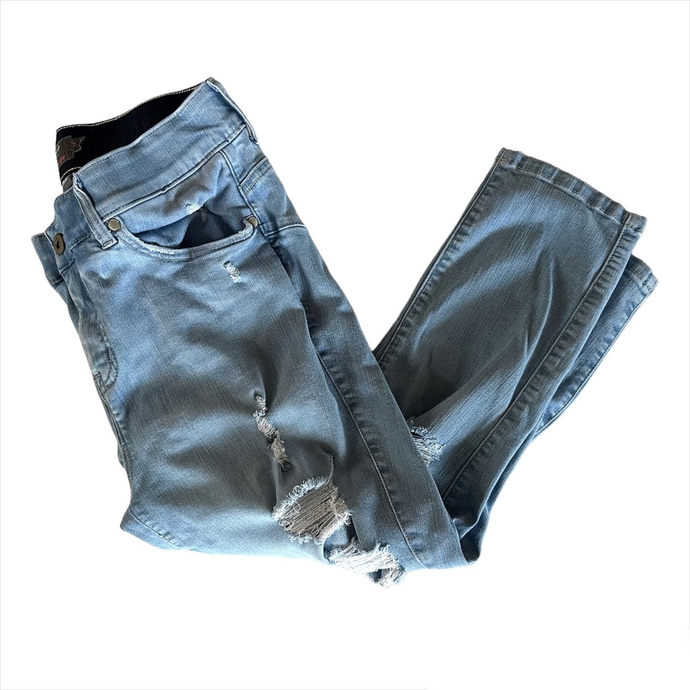 Torrid Crop Bombshell Skinny Jeans Blue Size 14